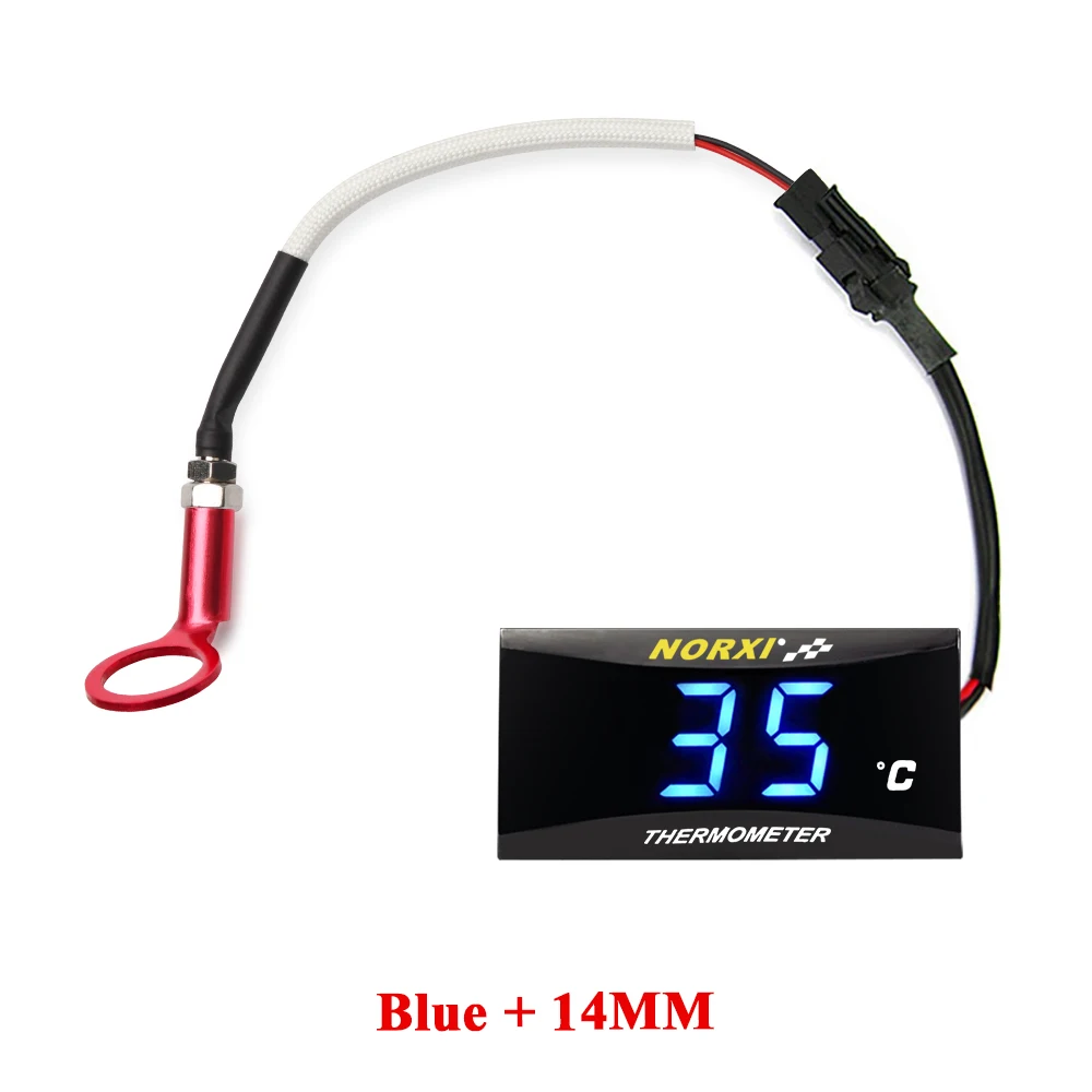 motorfiets cilinderkop temperatuursensor norxi mini vierkante digitale instrument vochtigheid voor nmax125 motorfiets