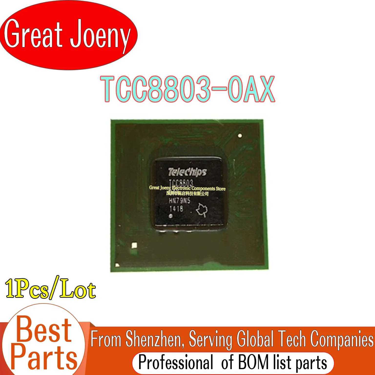 100% New TCC8803 TCC8803-0AX TCC8803-OAX BGA Chipset Bulk Best Price
