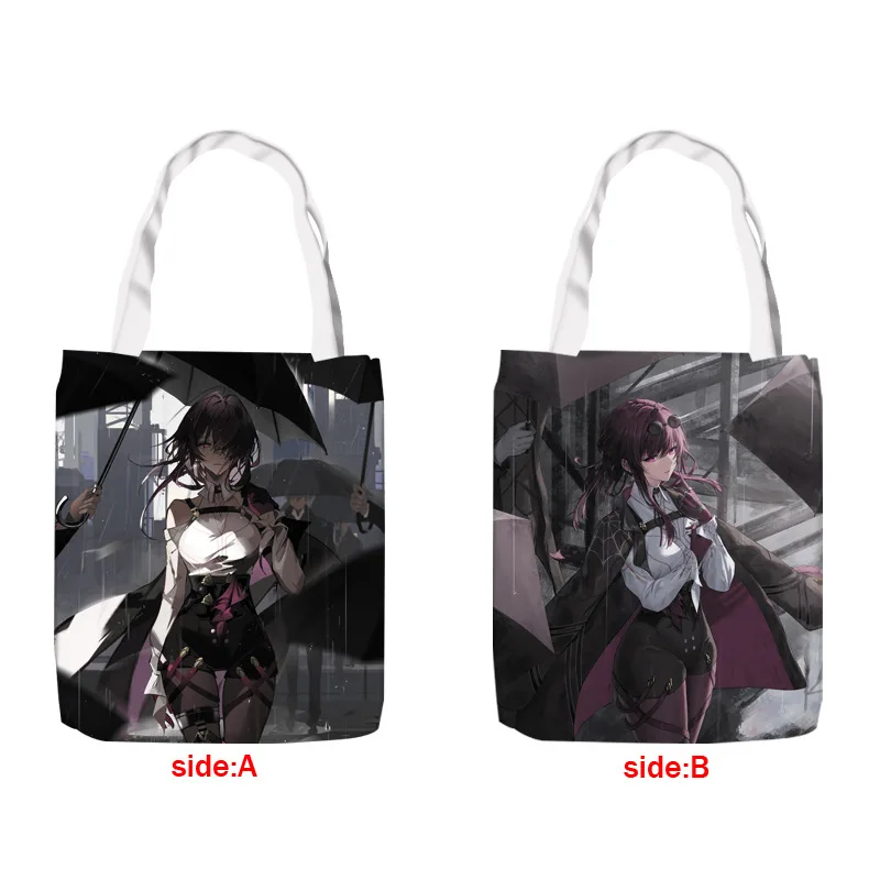 

Аниме-игра Honkai: Star Rail Cos Qingque Tingyun Sushang Arlan Herta Pela для отдыха, большая вместительная холщовая сумка для покупок, подарок