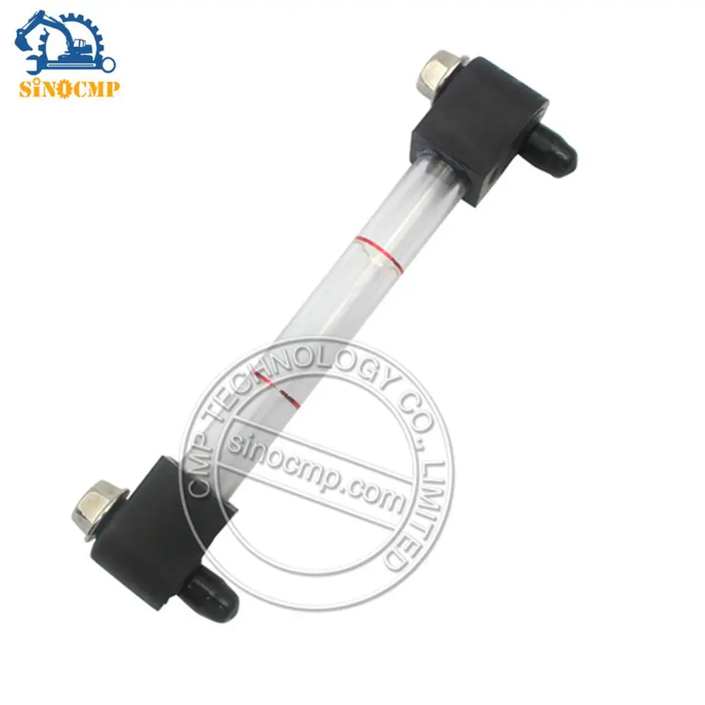 SINOCMP Gauge Level E131-0473 Fuel Level Gauge for Hyundai R140LC-7 Excavator Hydraulic Oil Dipstick