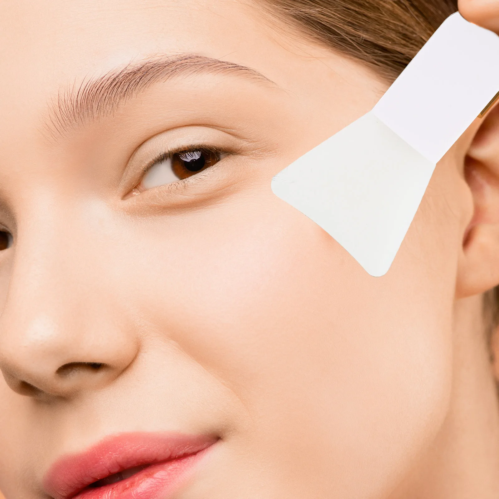 6 uds herramientas para el cuidado de la cara cepillo aplicadores de Mini máscara Facial espátula blanca maquillaje cuidado duradero seguro respetuoso con la piel