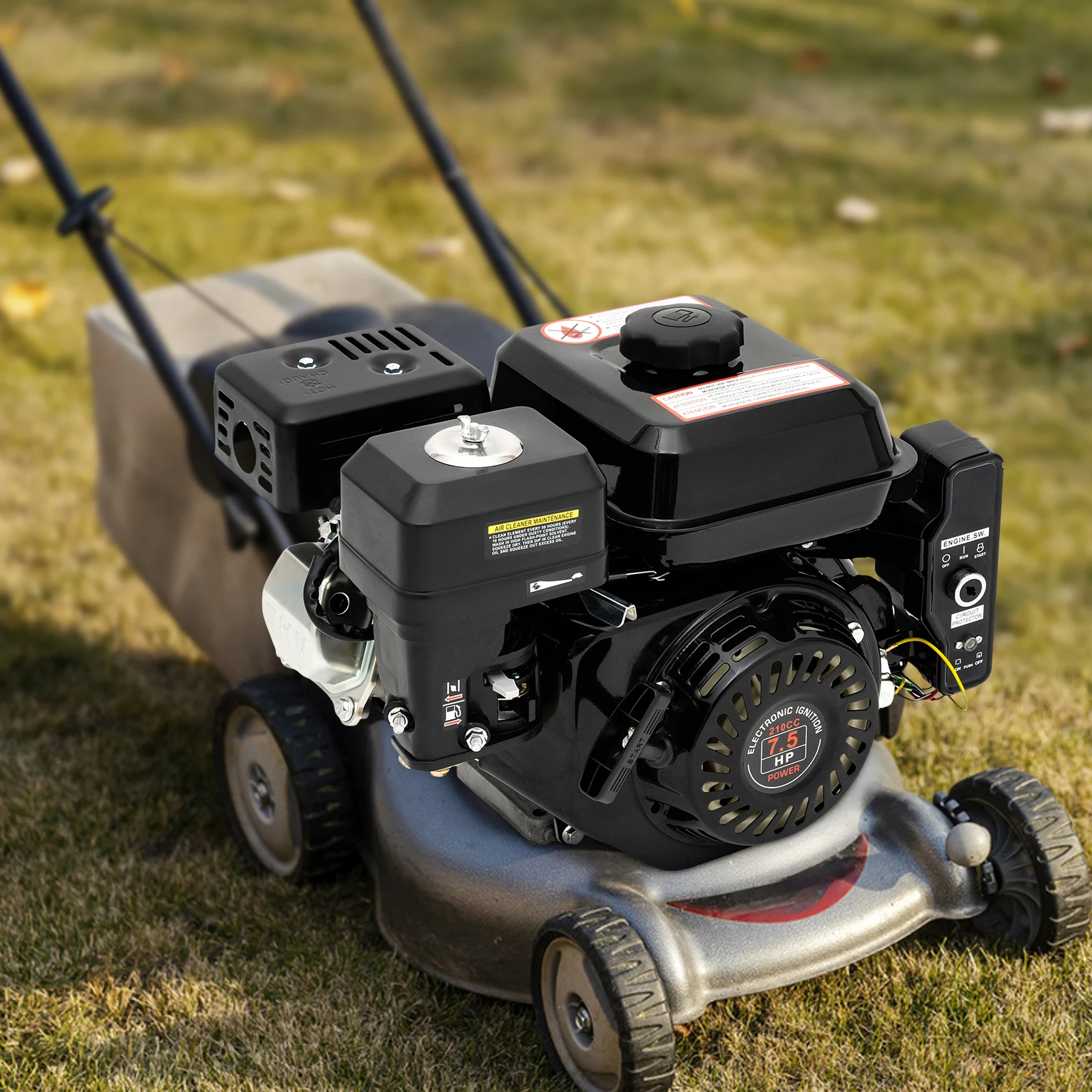 7.5HP 4-Stroke Gas Engine Power