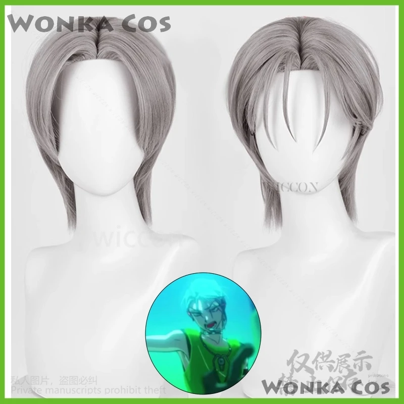 Anime Alien Stage Cosplay Costume Blink Gone Tail Wigs Heat Resistant Synthetic Hair Halloween Christmas + Wig Cap Customized