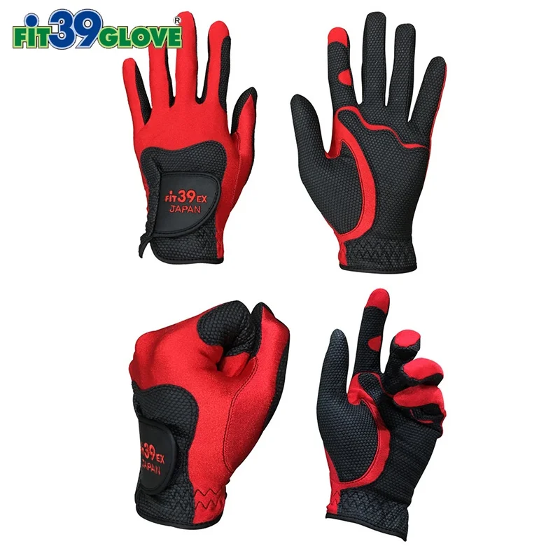 Guantes de golf japoneses clásicos de alta elasticidad para hombres y mujeres, guantes deportivos de golf, resistentes al desgaste y transpirables, # mano izquierda