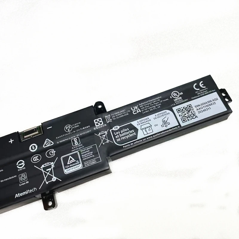 Oryginalna bateria ONEVAN BTY-S1M do konsoli przenośnej MSI CLAW A1M serii A1M-025HK A1M-050US A1M-051US, tablet PC do gier. — zdjęcie produktu 5