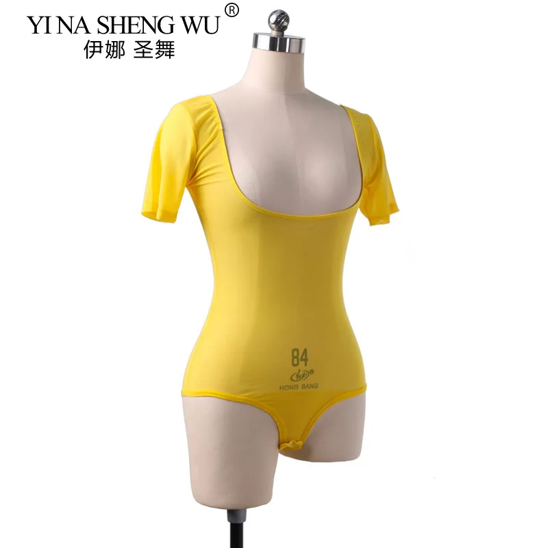 Latin Belly Dance ยกหน้าอก One-piece เสื้อผ้า Breathable และสบายผู้ใหญ่ผู้หญิง Belly Dance น้ําเส้นด้าย One-piece เสื้อผ้า