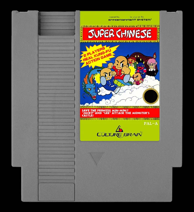 8bit game card : SUPER CHINESE ( NES Version!! cartridge ONLY!! )