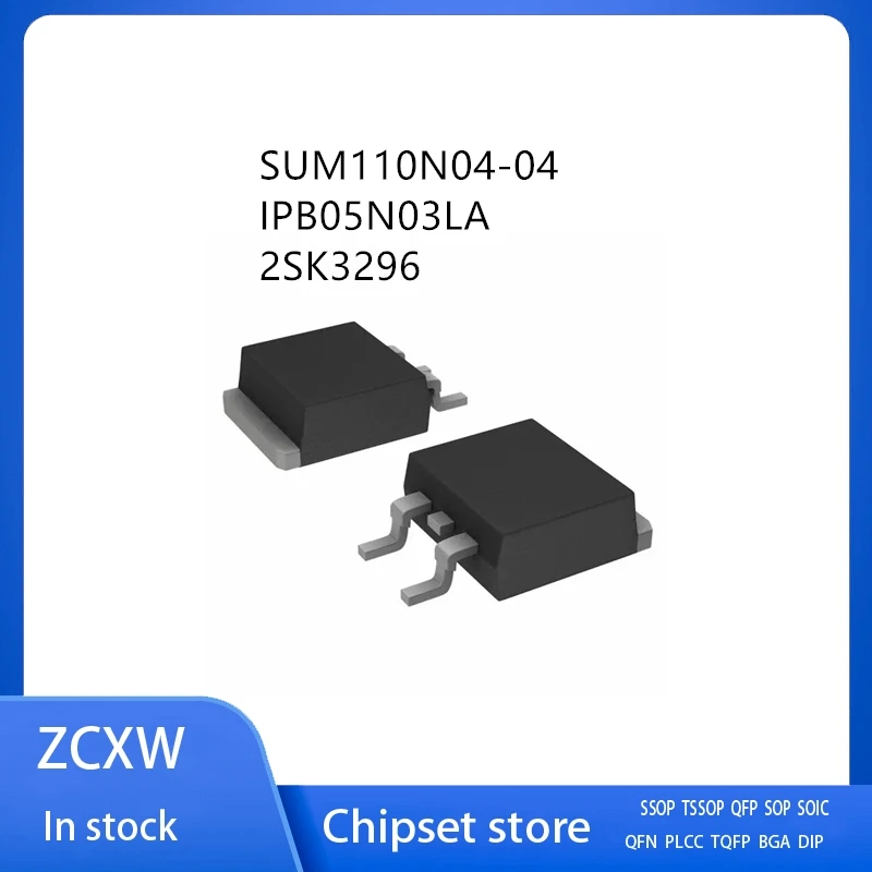 20Pcs/Lot   SUM110N04-04 05N03LA IPB05N03LA 05N03L K3296 2SK3296 TO-263-2