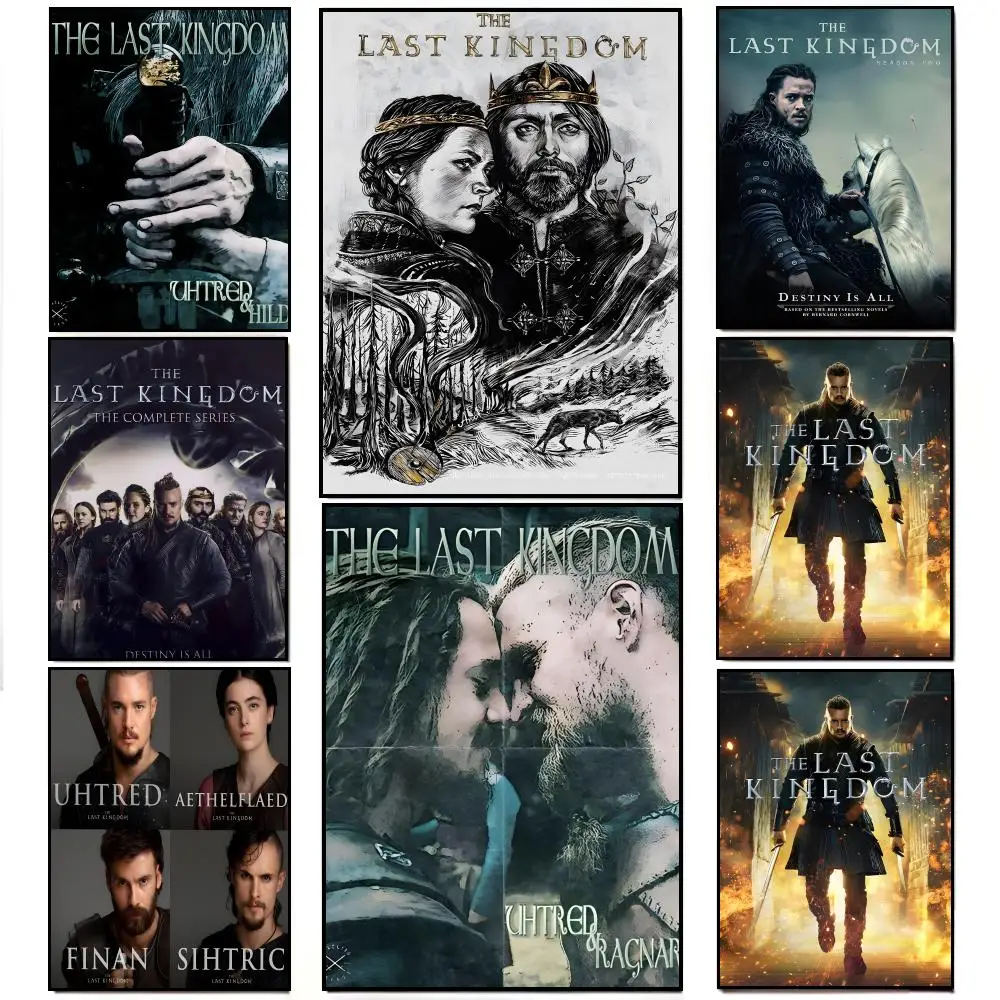 Affiche murale robuste de style médiéval, inspirée de The Last Kingdom, ambiance historique épique viking, autocollant mural HD imperméable, décoration pour bar, salon, cadeau