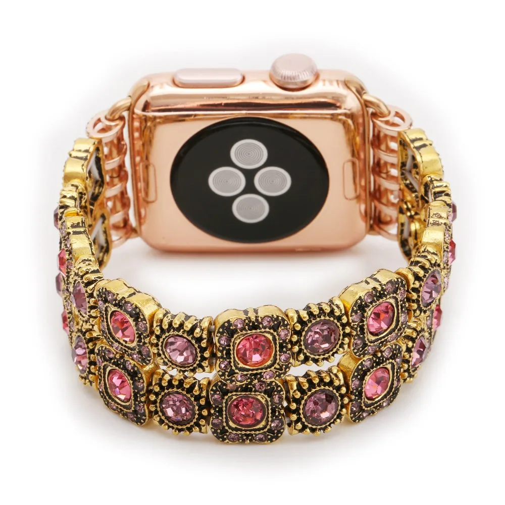 jewellery Strap for Apple Watch Band 49mm 45mm 41mm 44mm 40mm 42mm 38mm Diamond Bracelet for iWatch Series 8 Ultra 7 6 5 4 3 SE