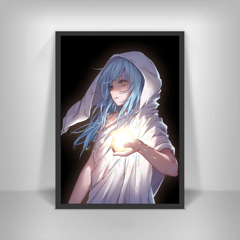 That Time I Got Reincarnated As A Slime Anime Poster Rimuru Tempest Comic Print Canvas Painting Wall Art Picture Room Home Decor