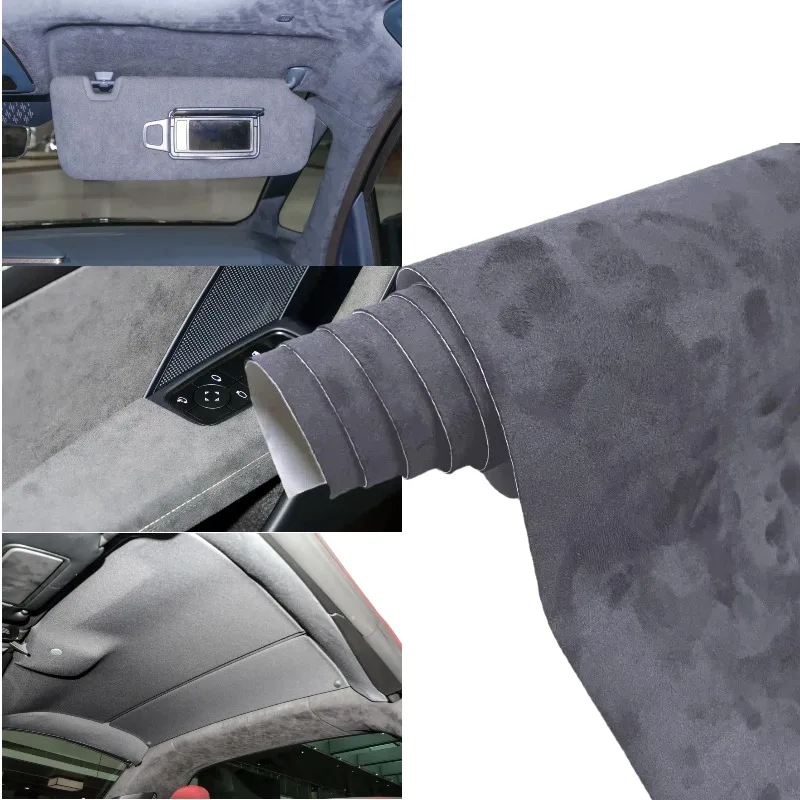 

Synthetic Self-adhesive Suede Fabrics for Car Interior Modification Splicing Leather Cloth DIY Door Panel Workbench Wrap Sticker