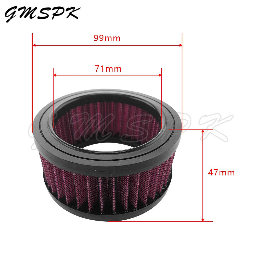 Motorcycle Air Filter Intake Cleaner Fit for Harley Sportster Iron XL 883 1200 XL883 XL1200 Nightster 72 Forty-Eight 1991-2021