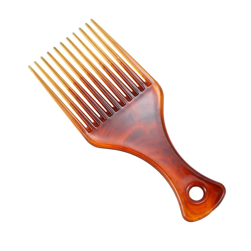 Peigne à fourche à cheveux pour hommes et femmes, insert de coiffure, brosse à cheveux bouclés, outil de coiffage