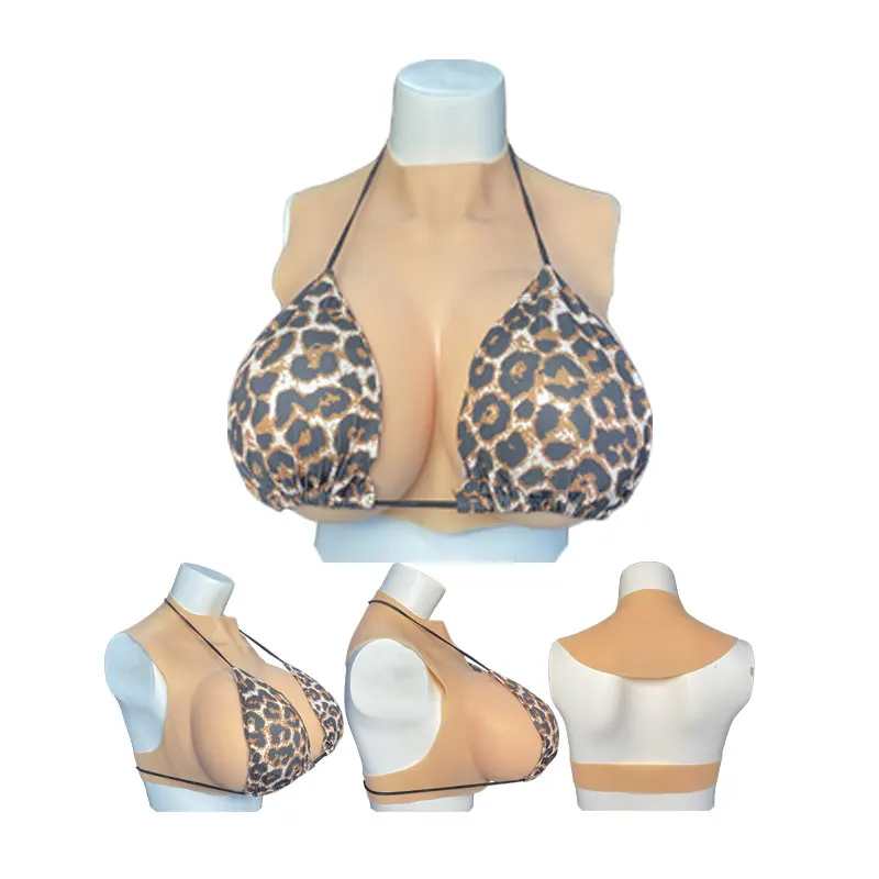 

Realistic Silicone Breast Forms for Transgender Crossdresser Celebrity Cosplay Soft Shake Plump Fake Boobs with Skin Nipple Areo