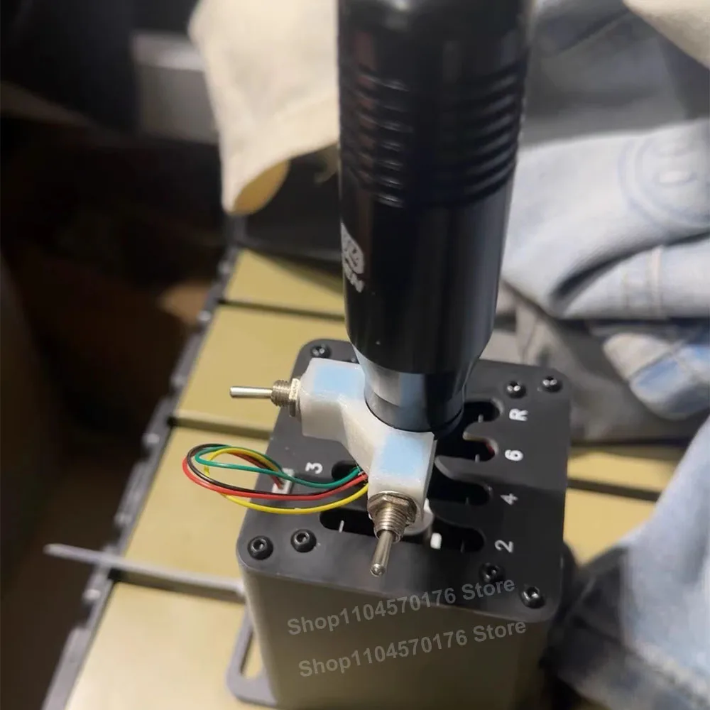 جهاز محاكاة السباق للكمبيوتر الشخصي USB Game H Gear Shifter لـ Logitech G29 G25 G27 لـ Thrustmaster T300RS/GT لسباق المحاكاة