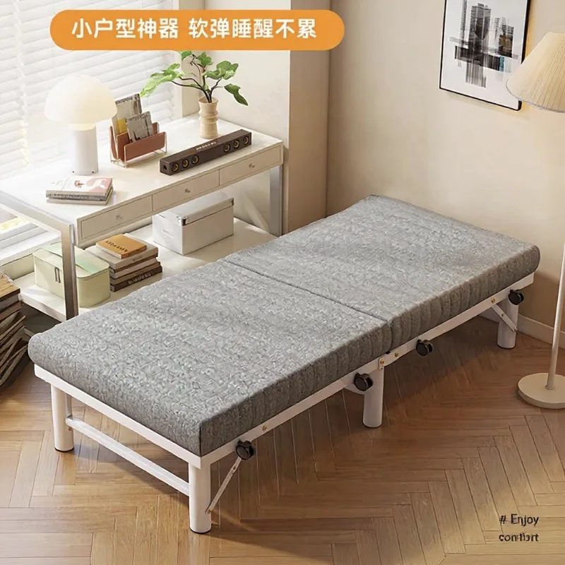 Folding bed extra  20% off lunch break bed sheet person lying simple hospital escort camp  confinement sister