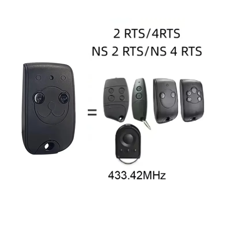 AA08-게이트 원격 제어 NS 2 RTS/NS 4 RTS/NS 2RTS/NS 4RT/2RTS/4RTS/RTS 433, 42Mhz 차고 문 원격 제어