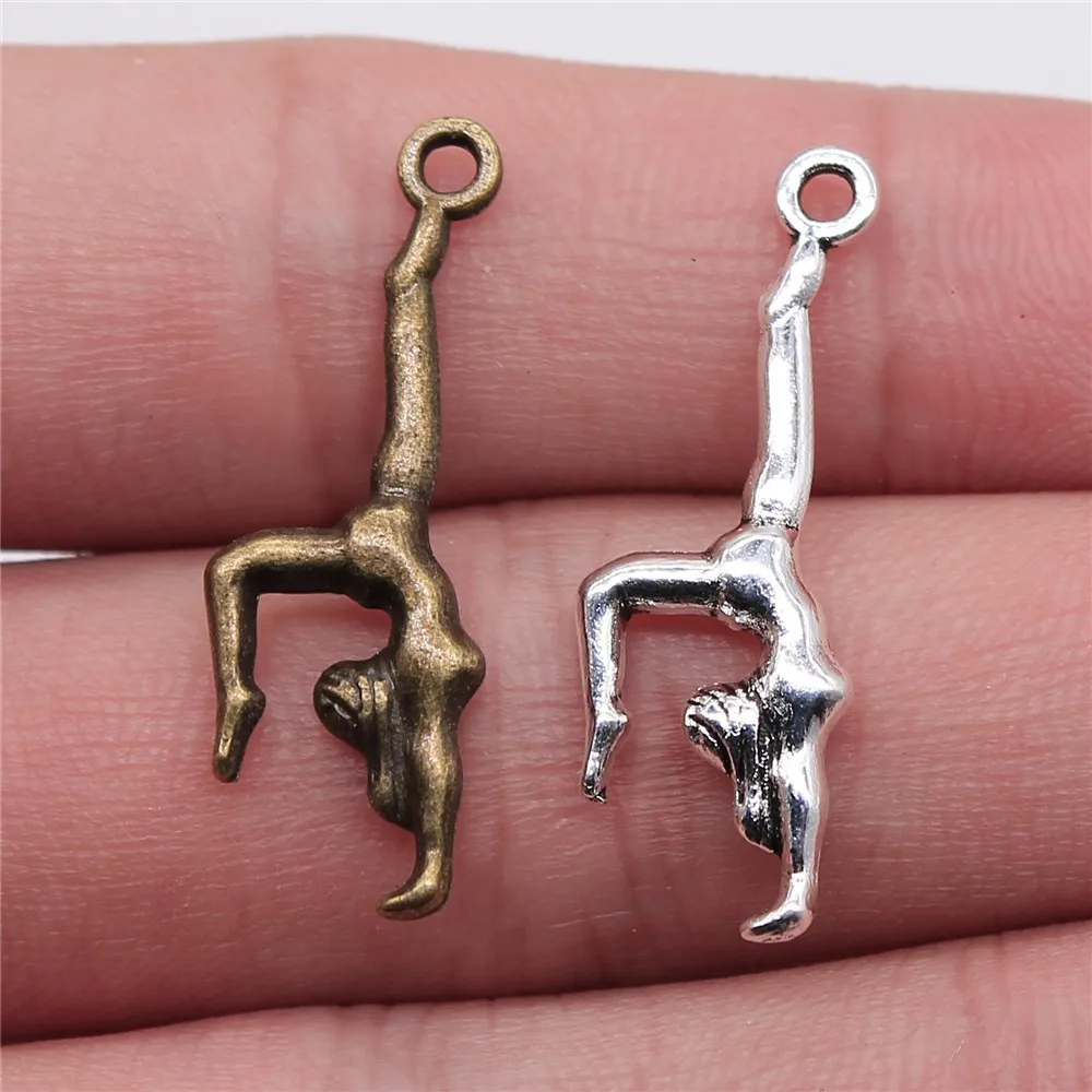 Sportsman Charm Athlete Pendant For Fitness Gym Theme DIY Bracelet Necklace Jewelry Making Supplies For Jewelry Making