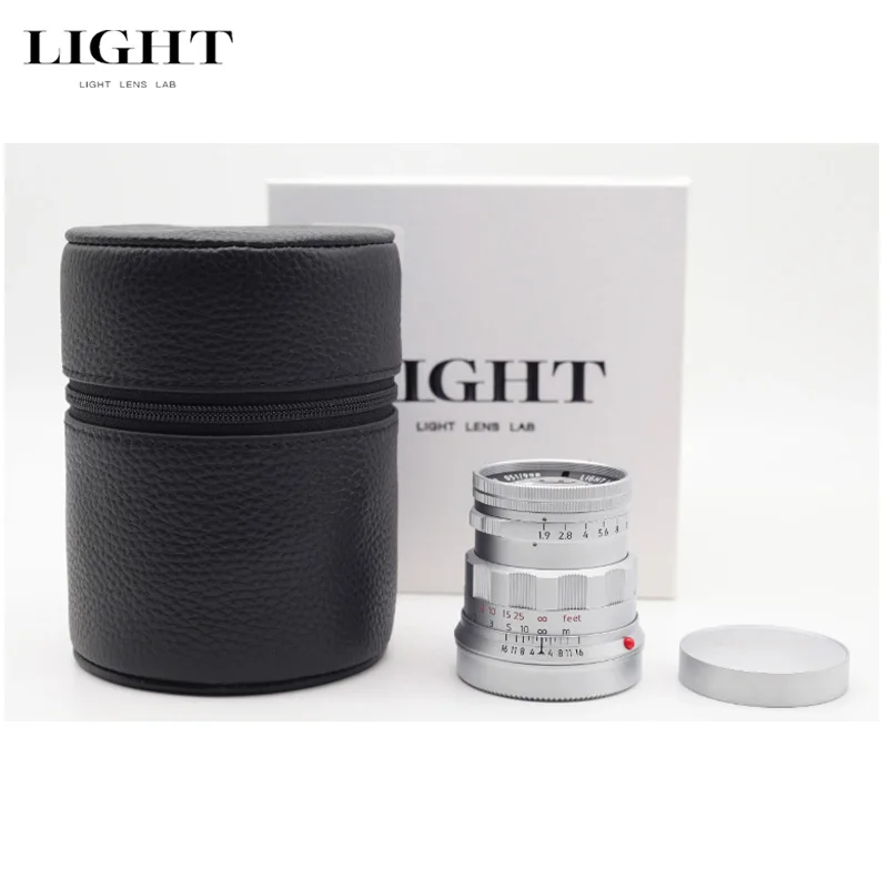 Light Lens Lab 50mm F1.9 Rigid-ZS6 Dallmeyer Lens Manual Focus Lens Full Frame Aluminum for Leica M M6 M7 M9 M10P M11 M240