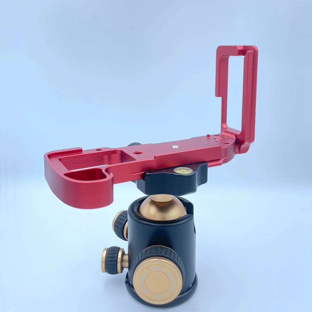 Quick Release Plate L Bracket Camera Grip for X-H1 Camera Hand Grip Base Holder Pull-Out Version Red