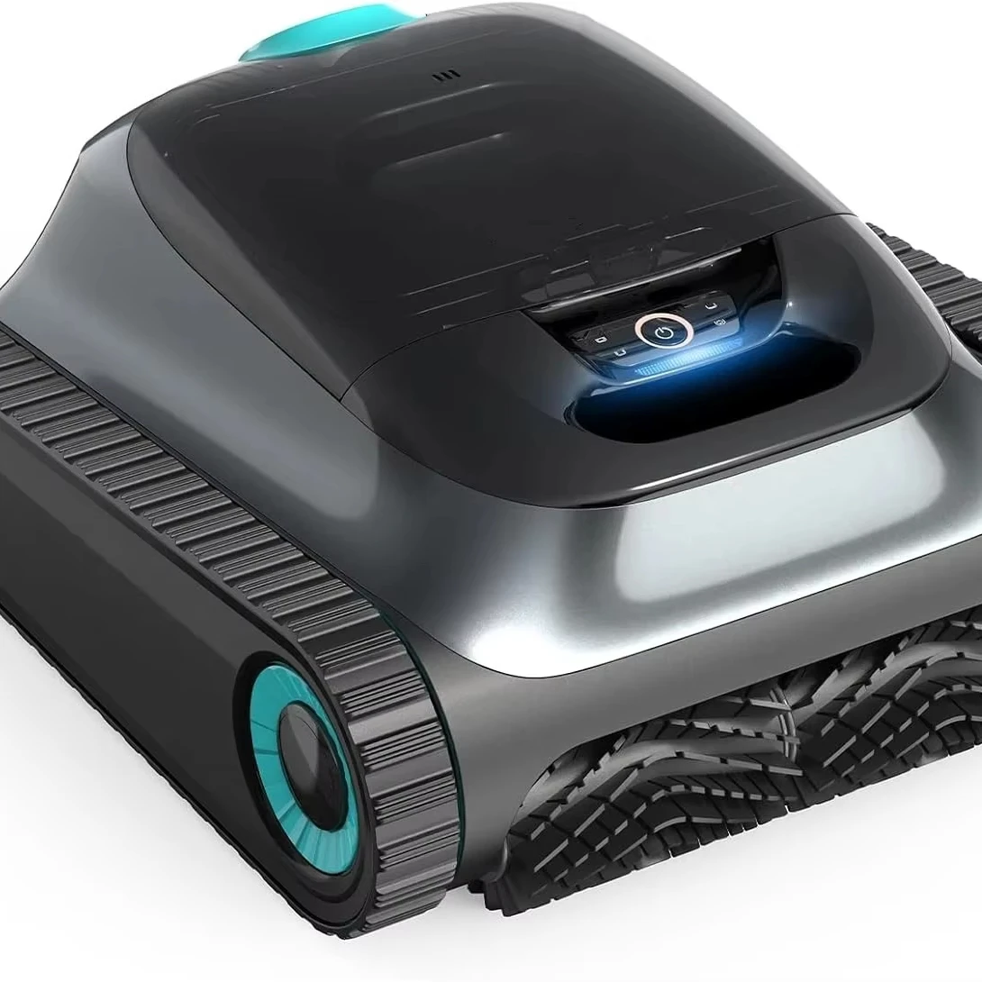 Aspirador de pó robótico inteligente para piscina, durável, máquina automática de limpeza de piscina em PVC