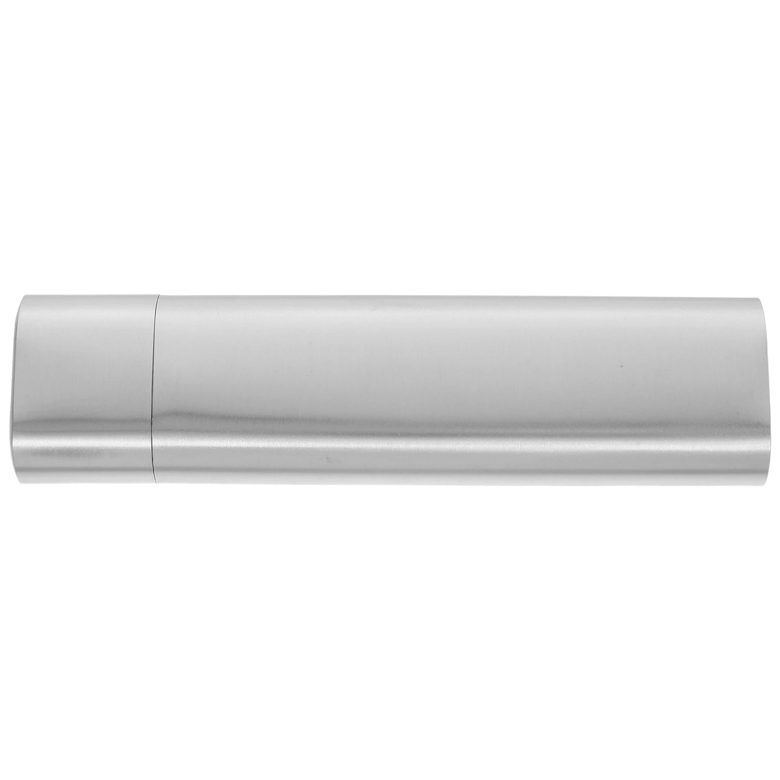 

2-Pack Stainless Steel Cigar Storage Tube Waterproof Travel Case With Transparent Window Durable Airtight