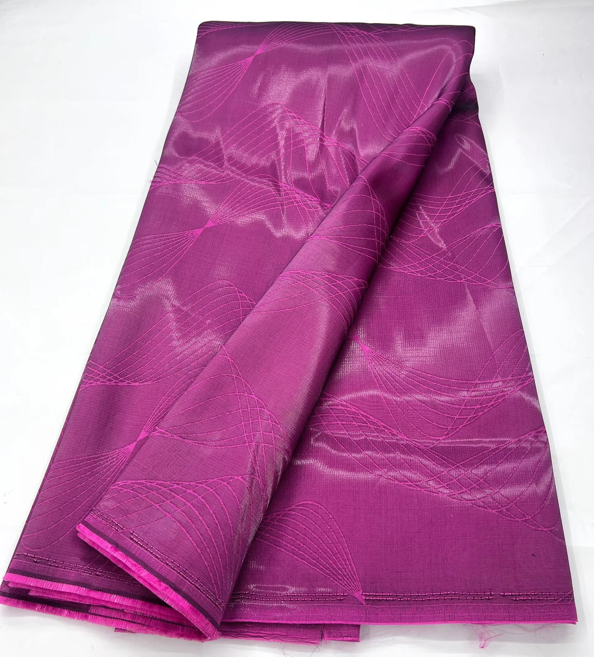 

2025 Высокое качество, чистое африканское нигерийское органза с вышивкой, тюль, кружевная ткань, гипюровое вечернее платье, парчовое жаккардовое платье, 5 ярдов, 14