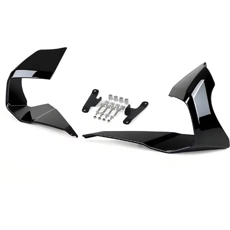 Superior-Aerodynamic Motorcycle Side Winglet Front Spoiler Wing Fairing Fixed Lower Lip Wing For Kawasaki ZX-6R 2024-2026