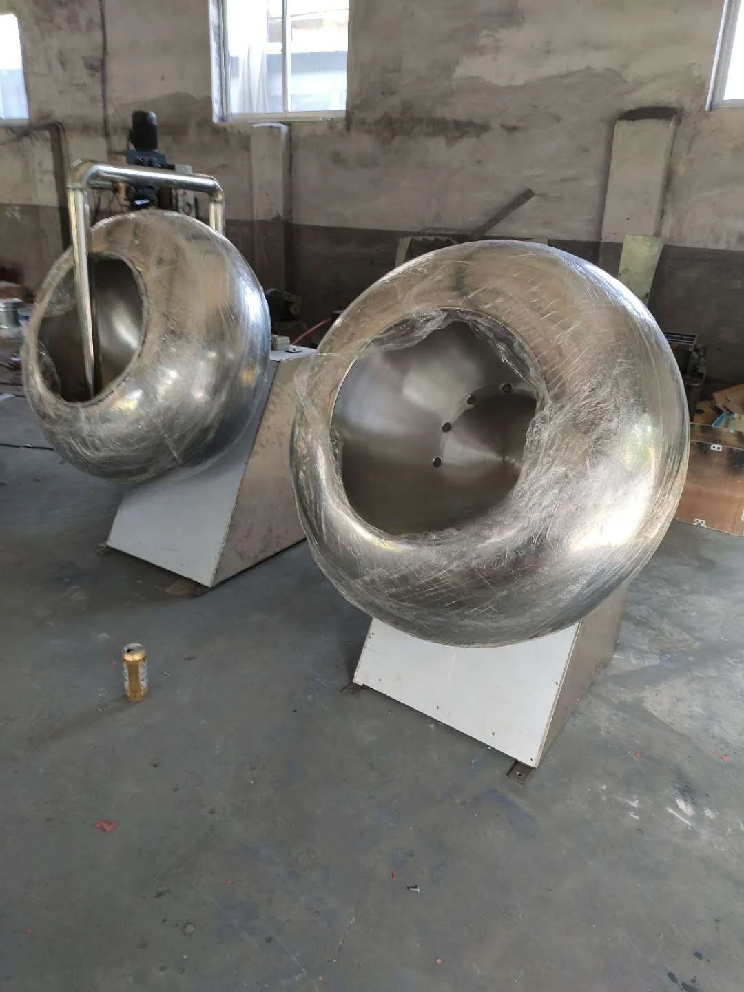 Stainless steel, round pot, coating machine, bean water chestnut type