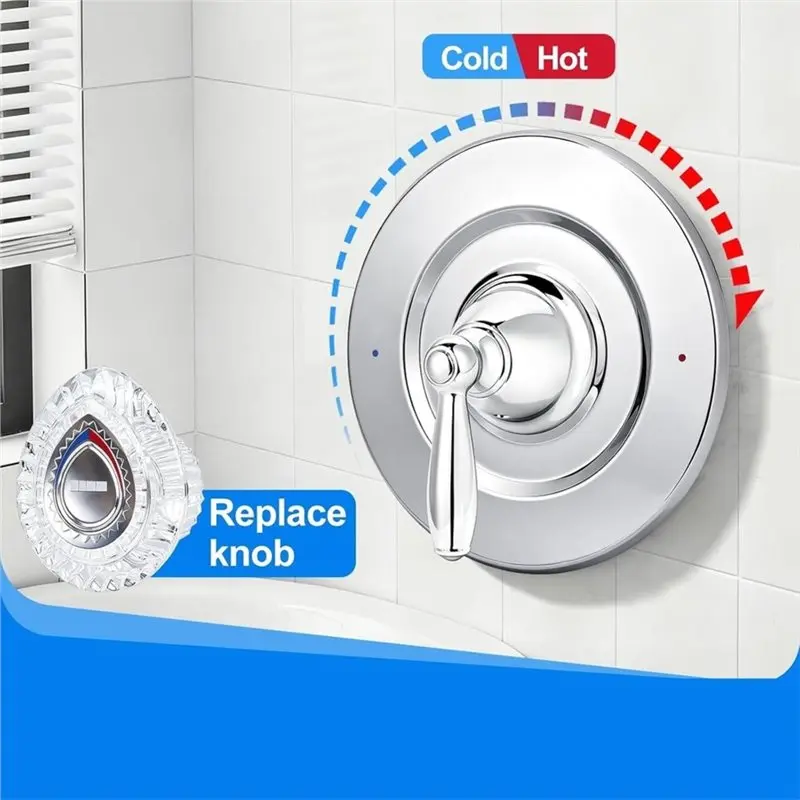 A03F-Shower Trim Kit For Moen T470 Chateau Tub/Shower Valve Chrome, Include 96797 Push Pull Shower Knobs And Shower Handle
