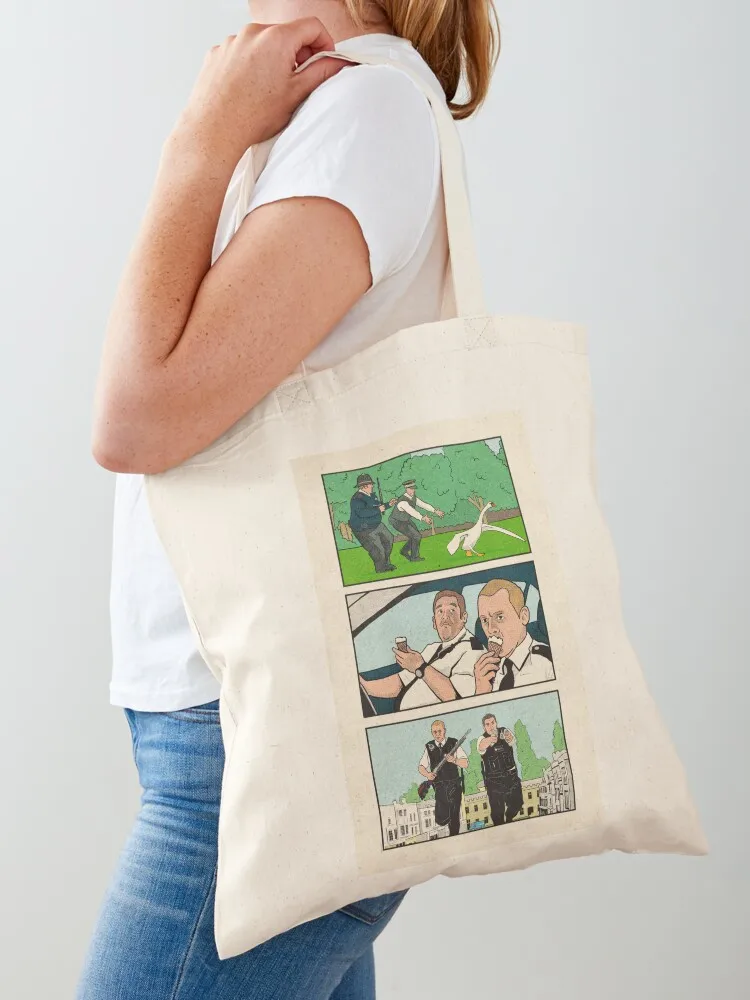 Any luck catching those swans? Tote Bag Shopper bag canvas tote bag hand