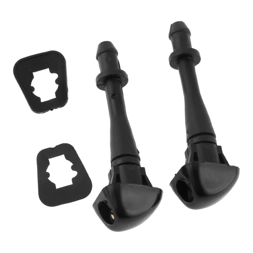 Imagen 2 del producto Boquilla de pulverización para parabrisas delantero de coche, limpiaparabrisas de plástico de 2 piezas para Great Wall Hover H3 H5, boquilla de pulverización negra