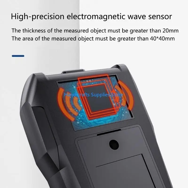 

R1WA Moister Meter Индуктивный цифровой древесина Tescer Hygrometer 4 ~ 80%