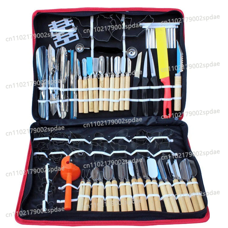 80Pcs Kitchen Fruit Vegetable Carving Chisel set, hand carving knives kit