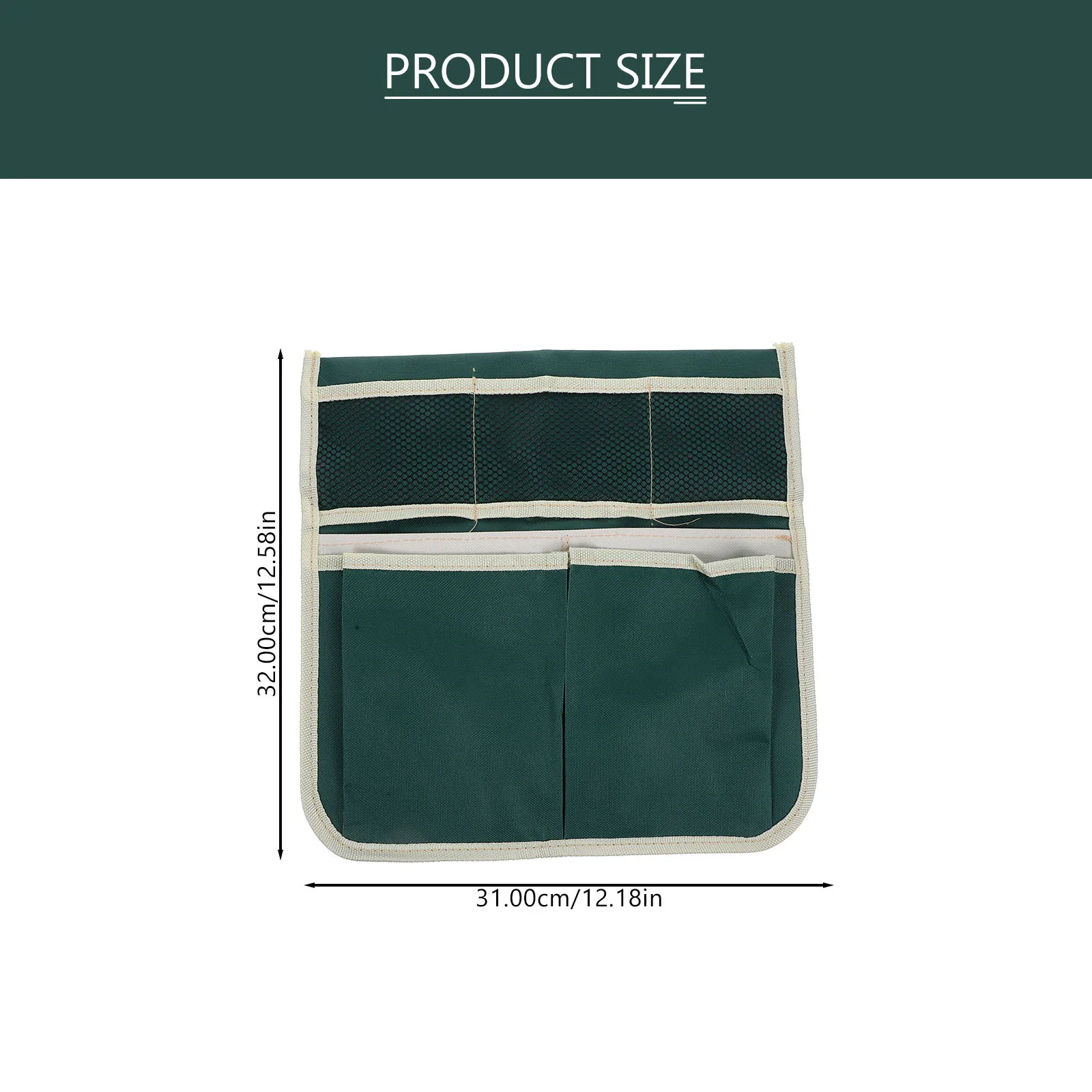 حديقة راكع أداة حقيبة 600D أكسفورد القماش الأخضر كيس التخزين عربة راكع الحقيبة مقعد حقيبة أدوات البستنة المنظم دائم