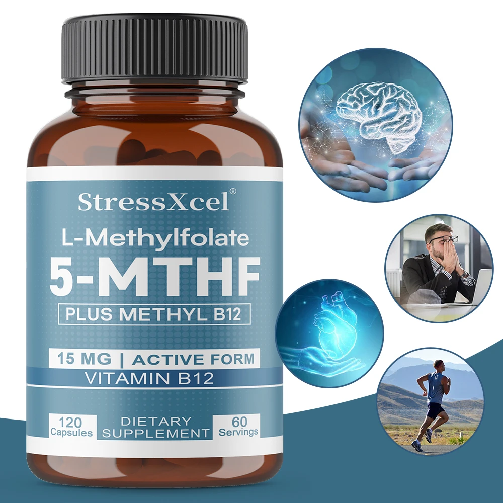 

L Methyl Folate 1000 Mcg Plus Methyl B12 — поддерживает настроение, познание, поддерживает энергетический метаболизм и здоровье нервной системы.
