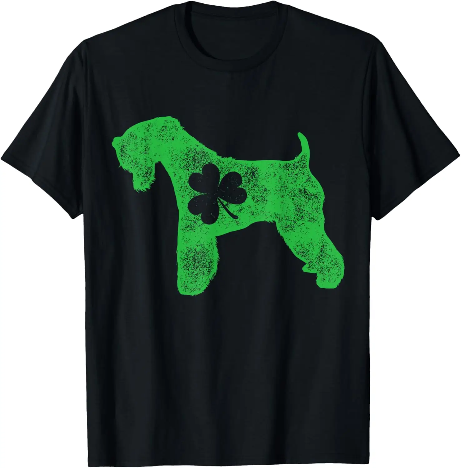 Soft Coated Wheaten Terrier St Patricks Day Men Shamrock Dog T-Shirt