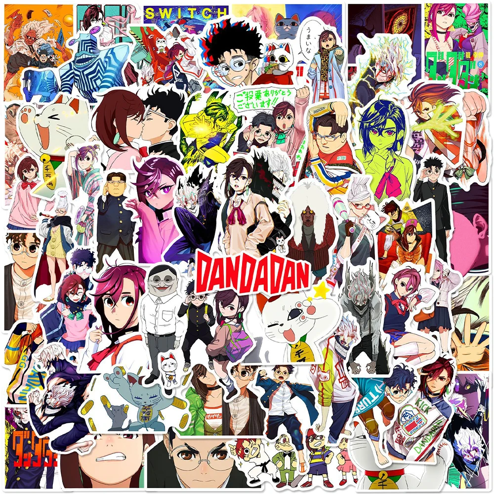 

10/30/60Pcs Momo Ayase Dandadan Anime Stickers Funny Okarun Cartoon Sticker Laptop Skateboard Phone Aesthetics Graffiti Decals