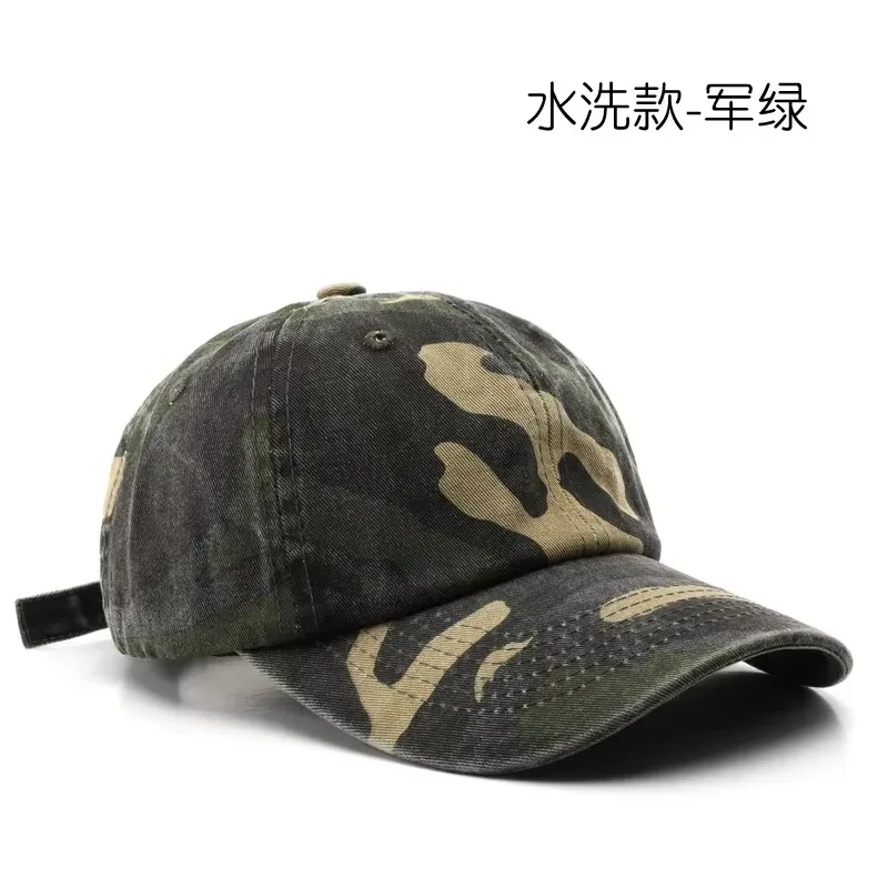 1 PC Unisex Wandern Camouflage Tactics Baseball Cap Blätter Dschungel Hut Unstrukturierte Baumwolle 6 Panel Baseball Cap – Detail 6