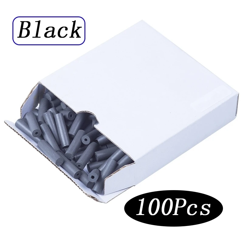 100PCS Rubber Points Polishing Pillar Wheels For Dental Jewelry Rotary