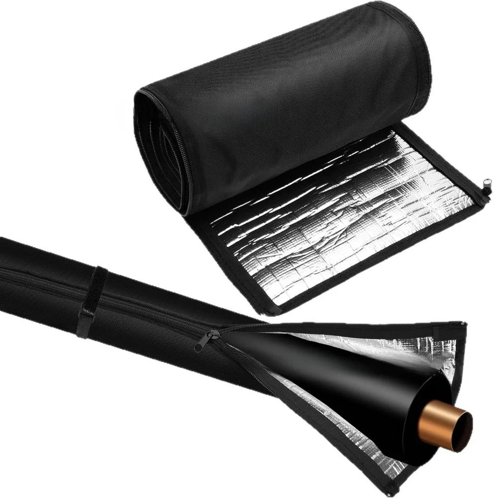 

1 шт., HVAC, медная труба, изоляционная втулка на молнии, 600D Оксфордская крышка, защита шлангов для кондиционирования воздуха для систем отопления и охлаждения