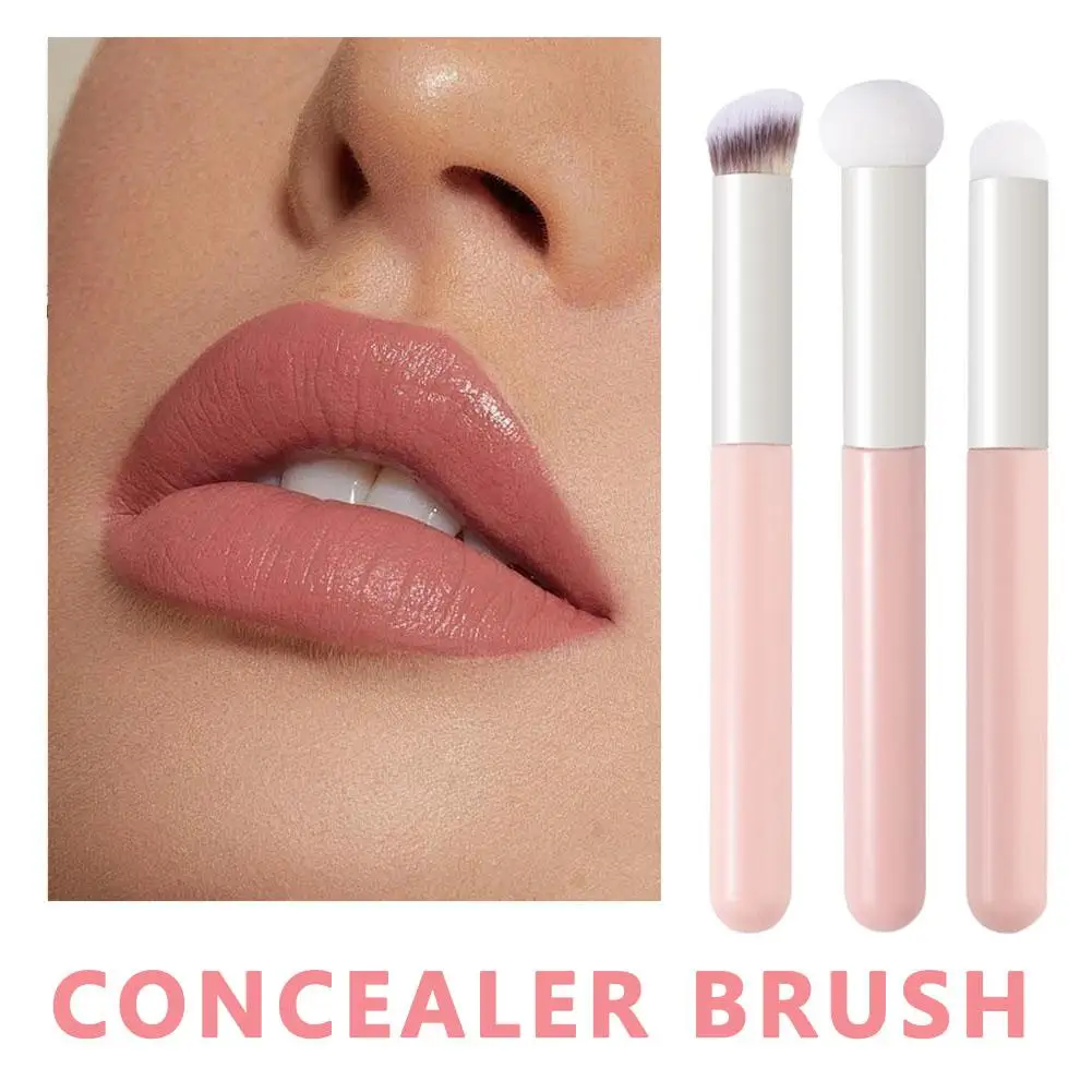 Foundation Concealer Brush, Premium Contour Blusher Brushes, Under Eye Dense Face Makeup Brush voor het mengen van Concealer Brush D0M5