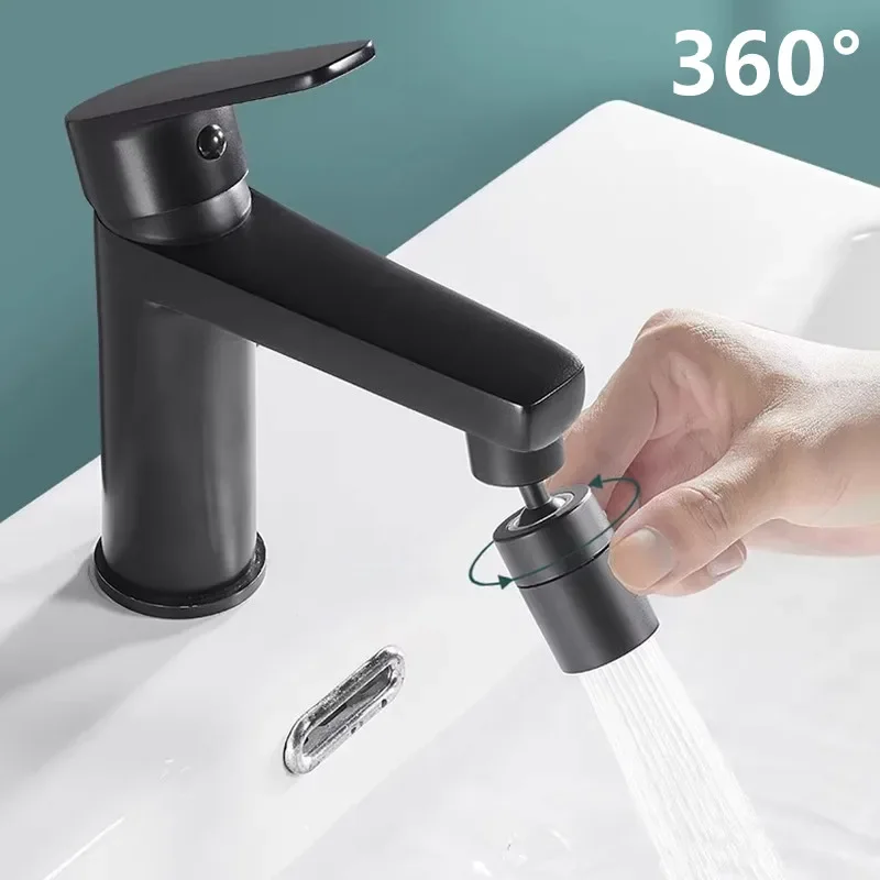 New 2 Mode Kitchen Faucet Spray Head Filter Adjustable 360° Rotary Splashback Tap Nozzle Bubbler Kitchen Sink Faucet Aerator image 5
