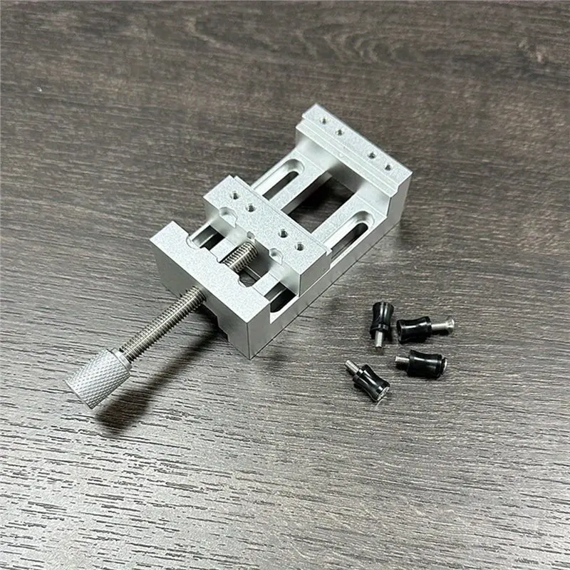 A23P Rubber Soft Mini Drill Pressing Vise 0-47Mm Clamping Range For Crafts& Repairs 1Pc