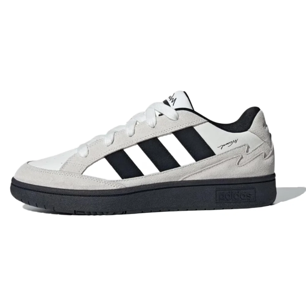 adidas WCARD ADV Versatile Casual Slip-On Sneakers for Men and Women in White, Gray, and Black IH0961