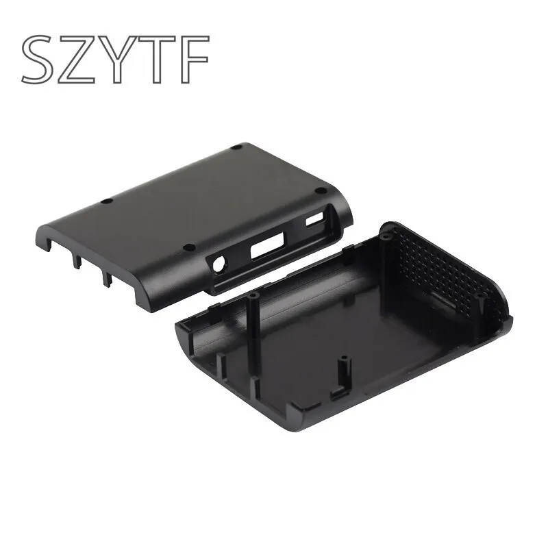 Black Case for Raspberry Pi 3 Model B+ B Plus Raspberry Pi 2 Model B Cover Shell Enclosure Box FZ1166