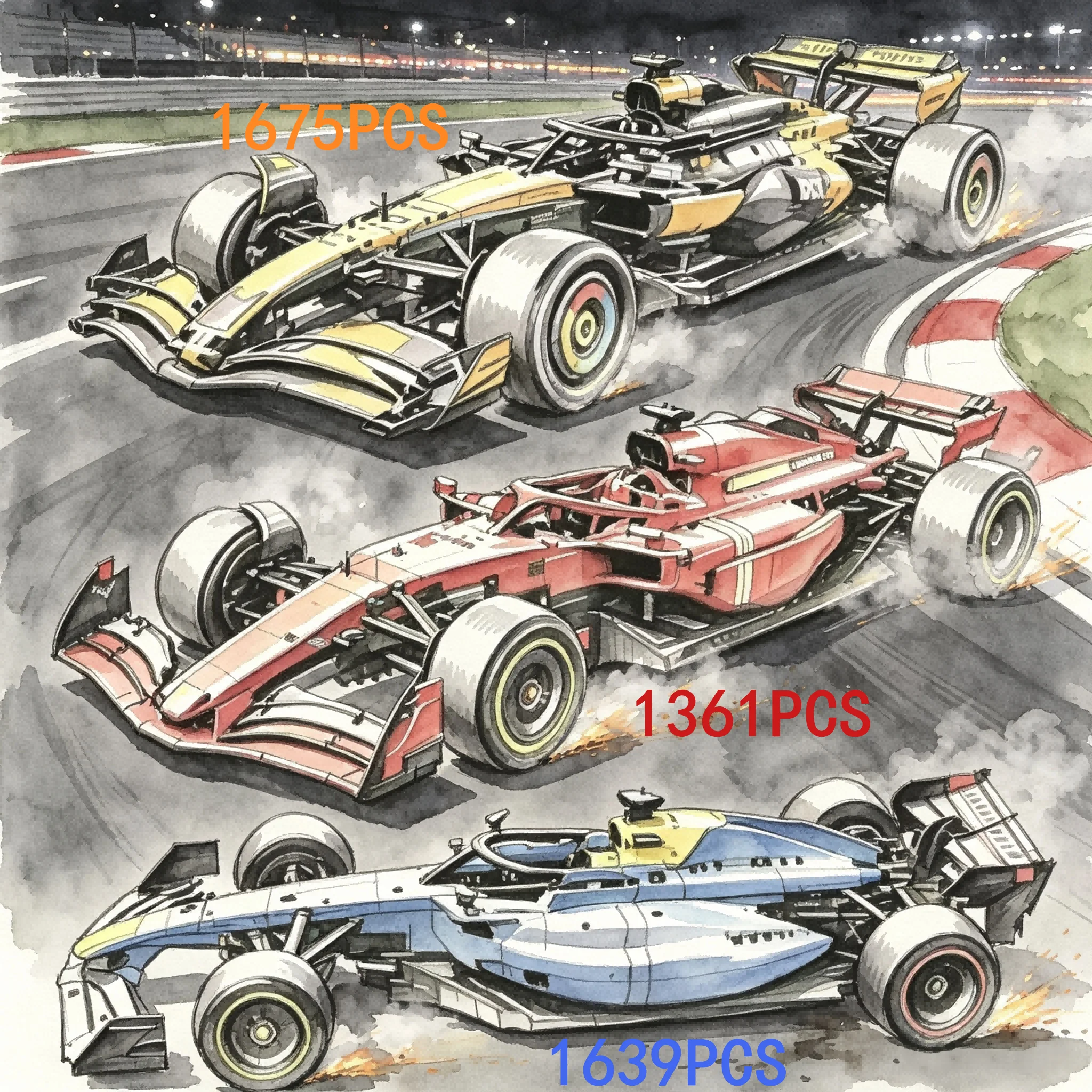new-technology-products-1361-1639-1675-pcs-rb20-sf24-racing-car-assembly-home-decoration-figurines-in-1-8-scale-birthday-gifts