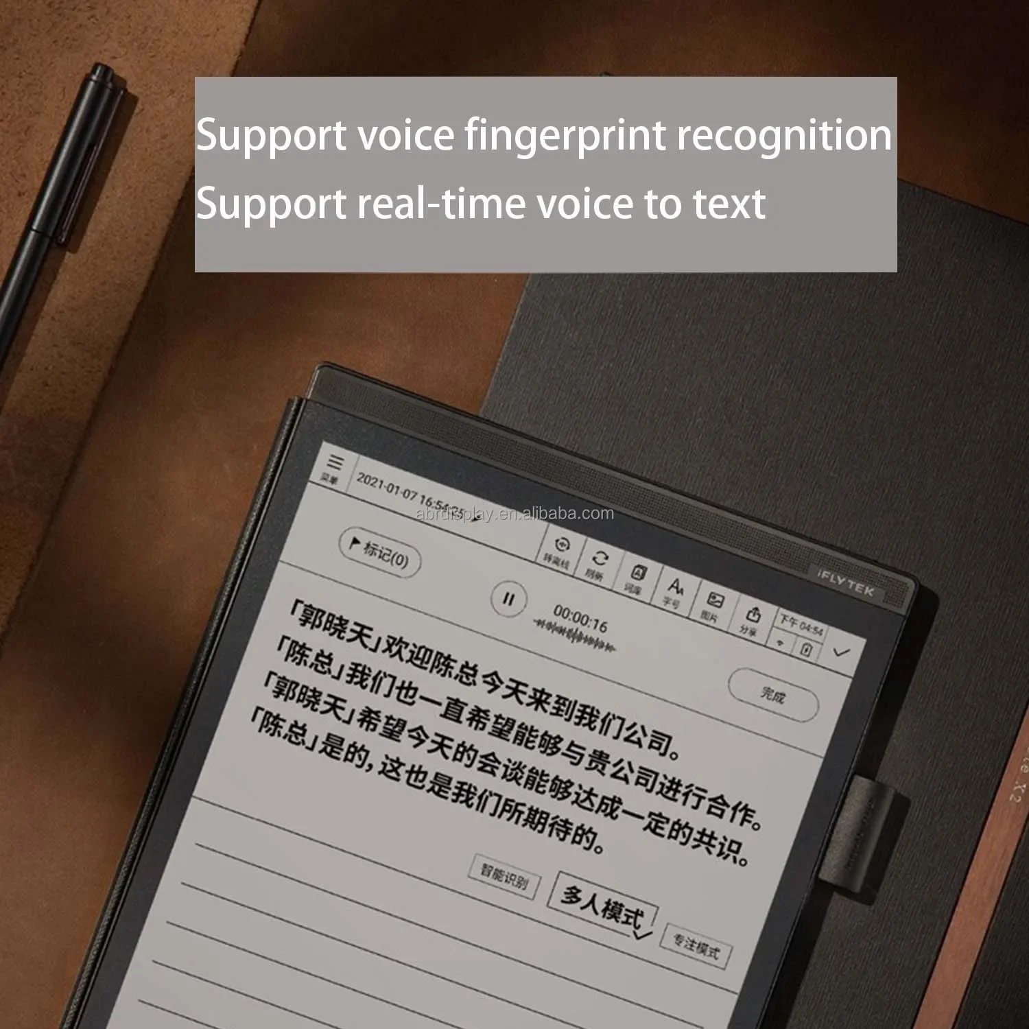 The Best Kids Education Wifi 6 Inch OLED Ebook Reader E-ink Display Android 11 Tablet Pc E Book E-reader With Stylus Pen view 3