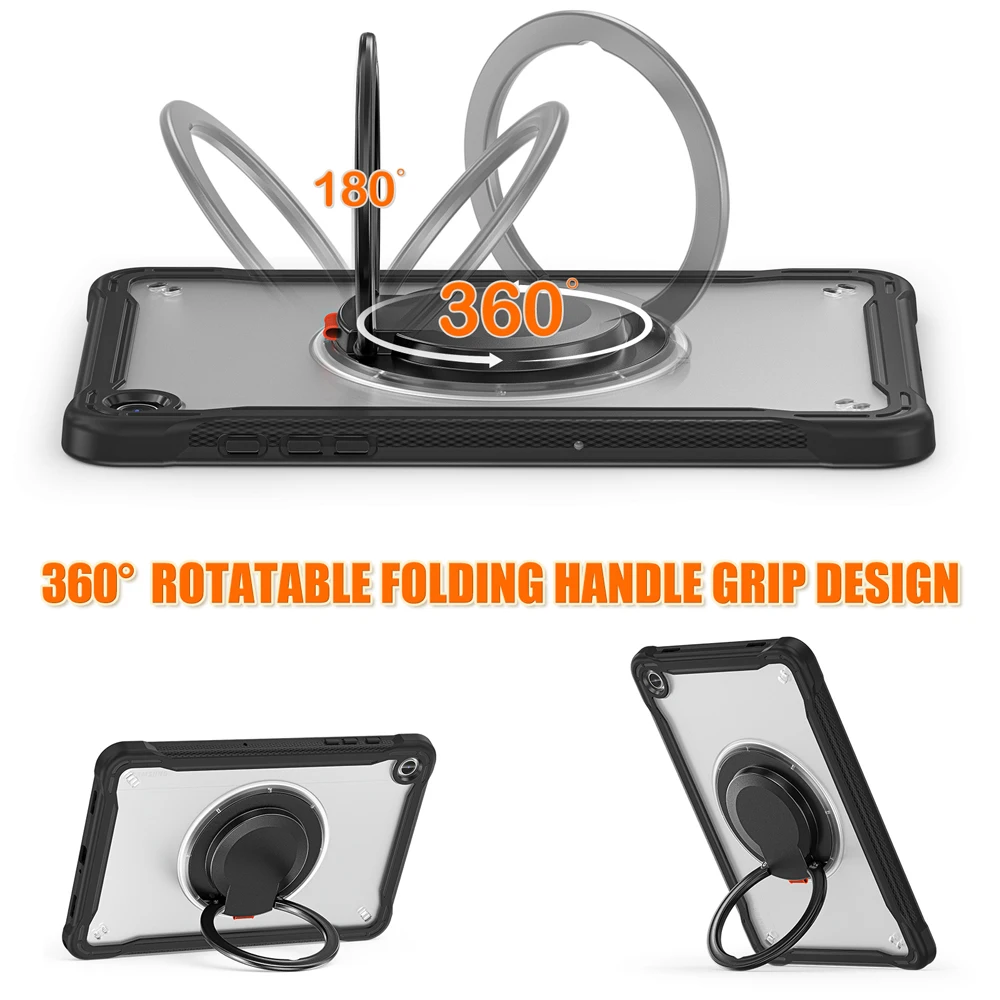 

Tab A9 A11 Portable Tablet Cases For Samsung Galaxy Tab A11+ A9 A11 Plus Case X236 X216 X135 Cover Rotate Coque PC Stand Shell